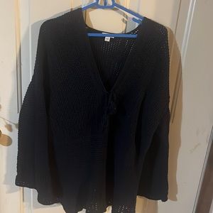 J Jill crocheted sweater